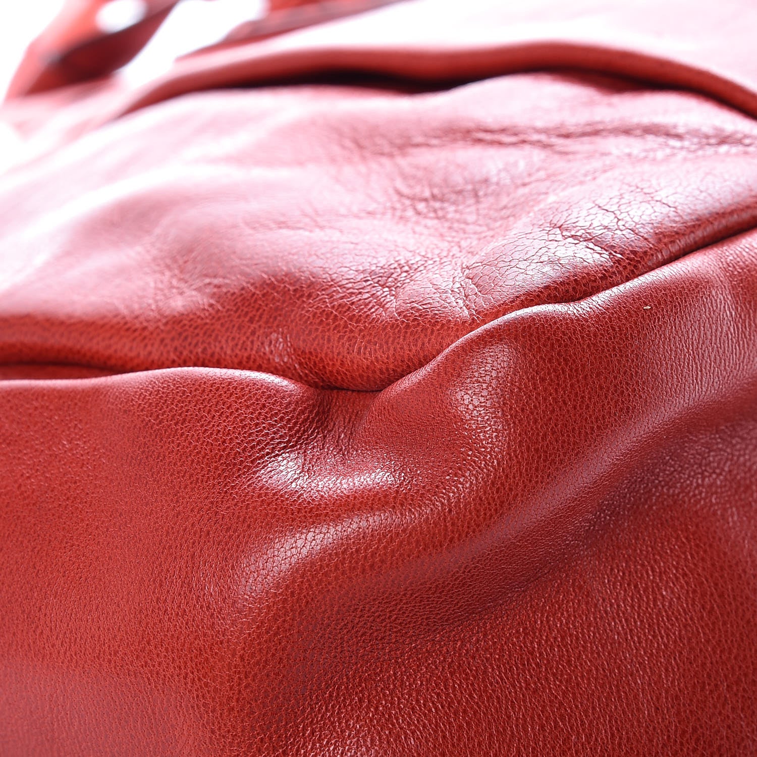 Chloe Lambskin Large Heloise Satchel Vermillion Red 9 of 20