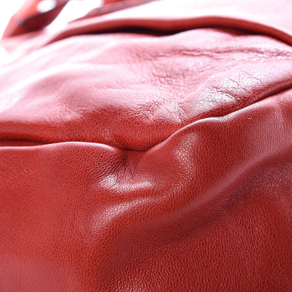 Chloe Lambskin Large Heloise Satchel Vermillion Red 9 of 20