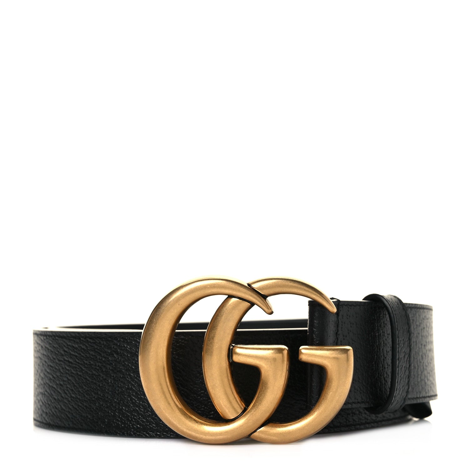Gucci Textured Calfskin Double G 40mm Belt 85 34 Black 3 of 15