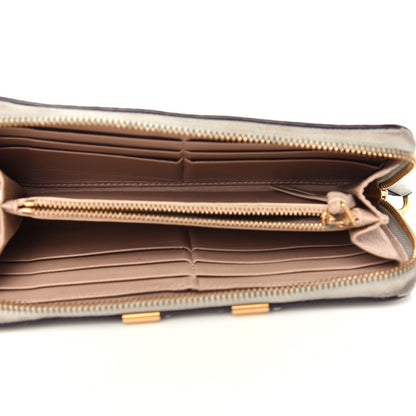 Chloe Calfskin Marcie Long Zip Around Wallet Airy Grey 5 of 6