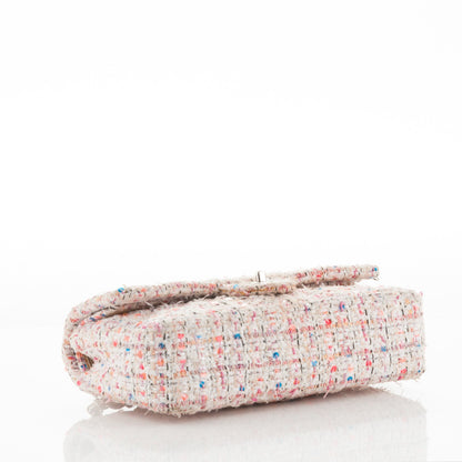 Chanel Tweed Quilted Medium Fantasy Sequin Double Flap Multicolor 5 of 9