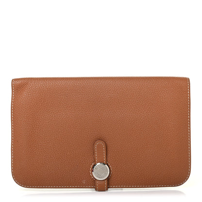 Hermes Togo Dogon Duo Wallet Gold 1 of 4