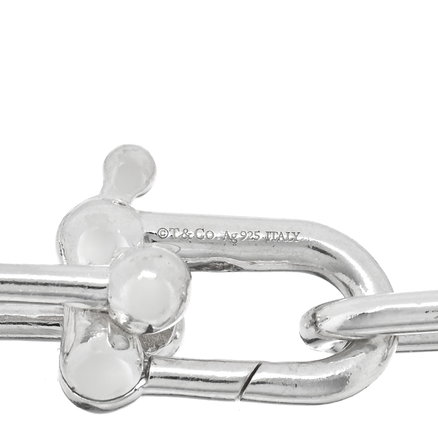 Tiffany Sterling Silver Small HardWear Link Bracelet 3 of 4