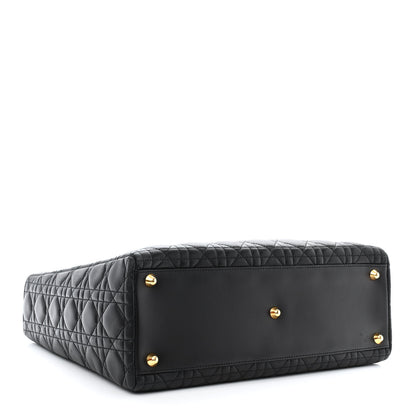 Christian Dior Lambskin Cannage Large Lady Dior Black 4 of 11