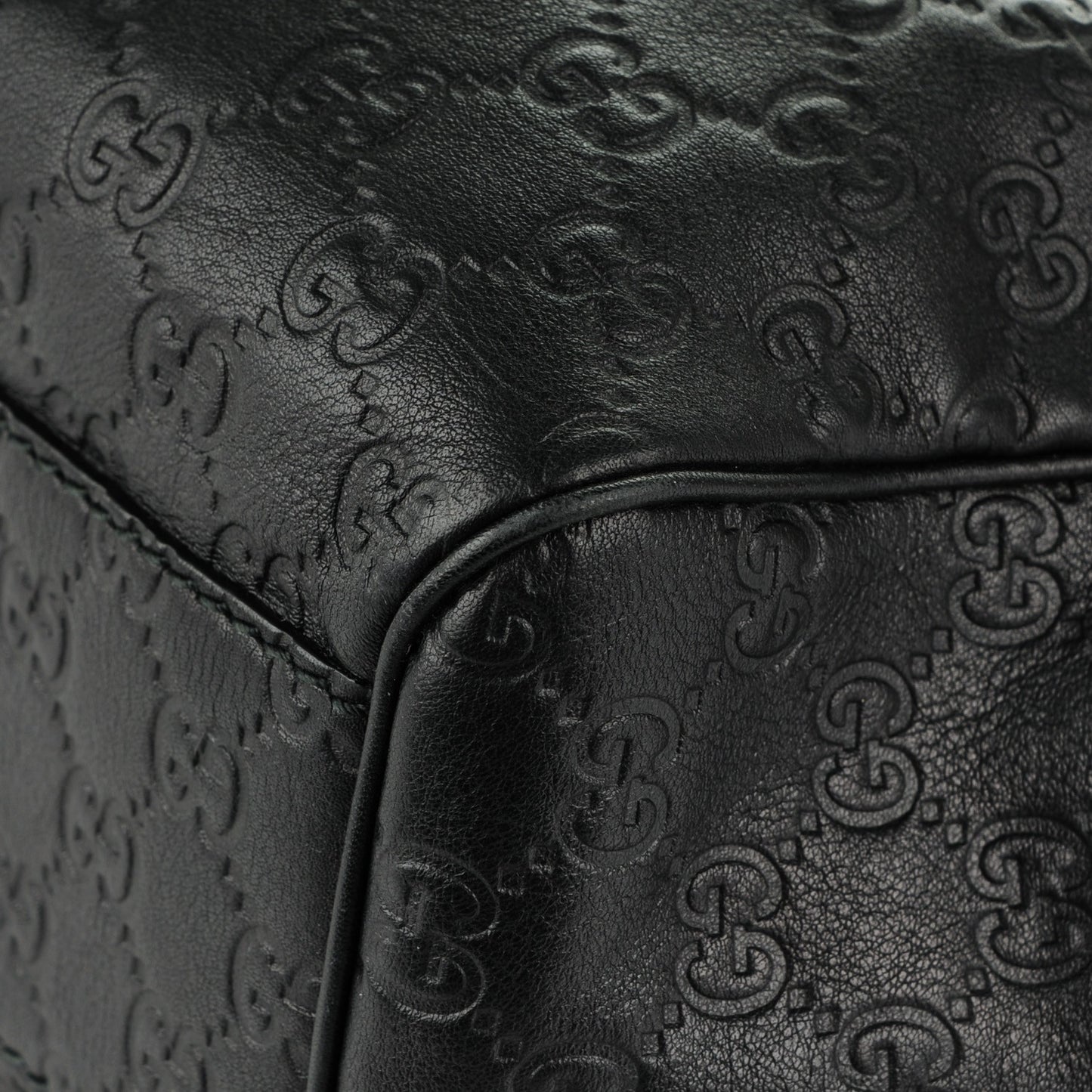 Guccissima Medium Sukey Tote Black