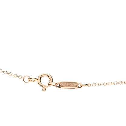 Tiffany 18K Rose Gold Mini Key Pendant Necklace 5 of 6