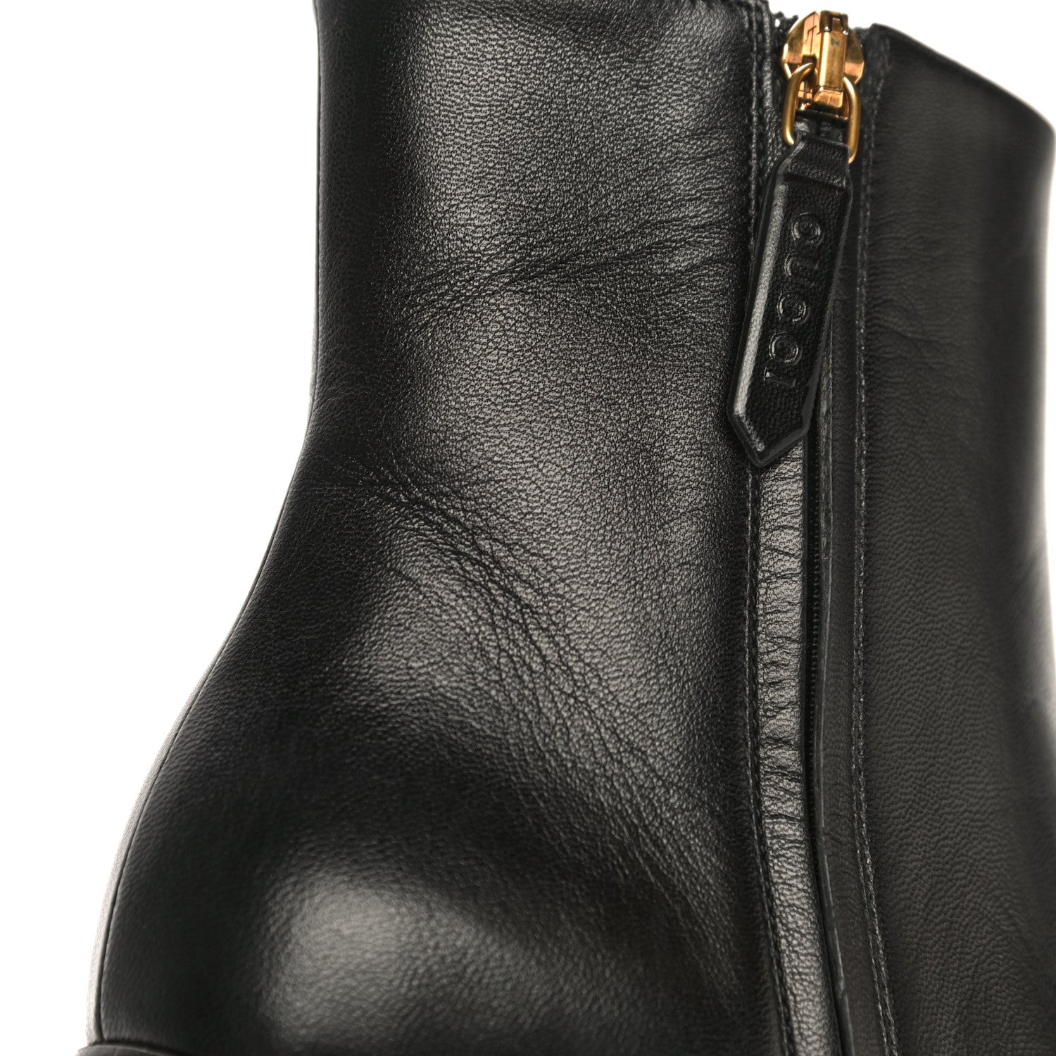 Gucci Malaga Kid GG Marmont Fringe 75mm Ankle Boots 36.5 Black 18 of 23