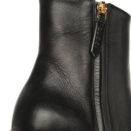 Gucci Malaga Kid GG Marmont Fringe 75mm Ankle Boots 36.5 Black 18 of 23