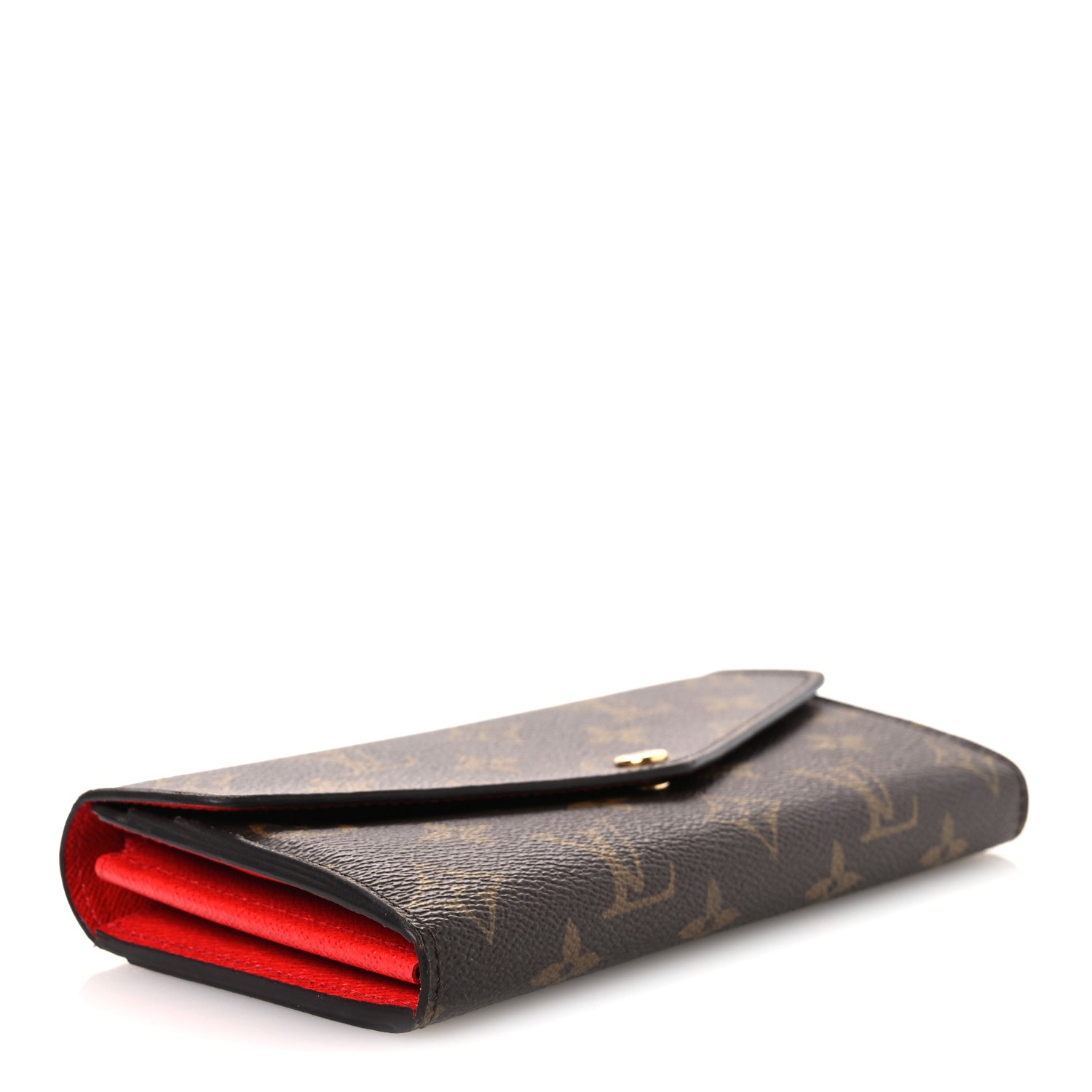 Louis Vuitton Monogram Sarah Wallet NM Coquelicot 4 of 8