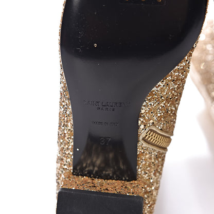 Saint Laurent Glitter Galaxy Boots 37 Gold 5 of 8