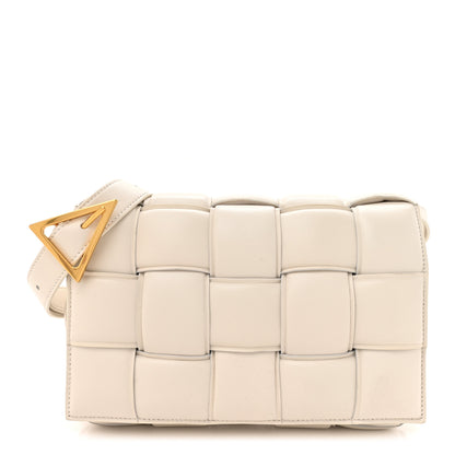 Bottega Veneta Nappa Maxi Intreccio Padded Cassette Crossbody Bag Chalk Chalk 1 of 11