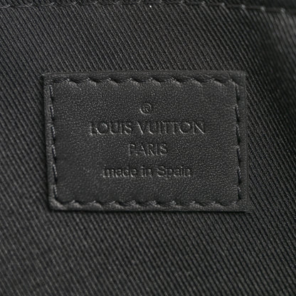 Louis Vuitton Calfskin Monogram Shadow Discovery Pochette Black 6 of 13
