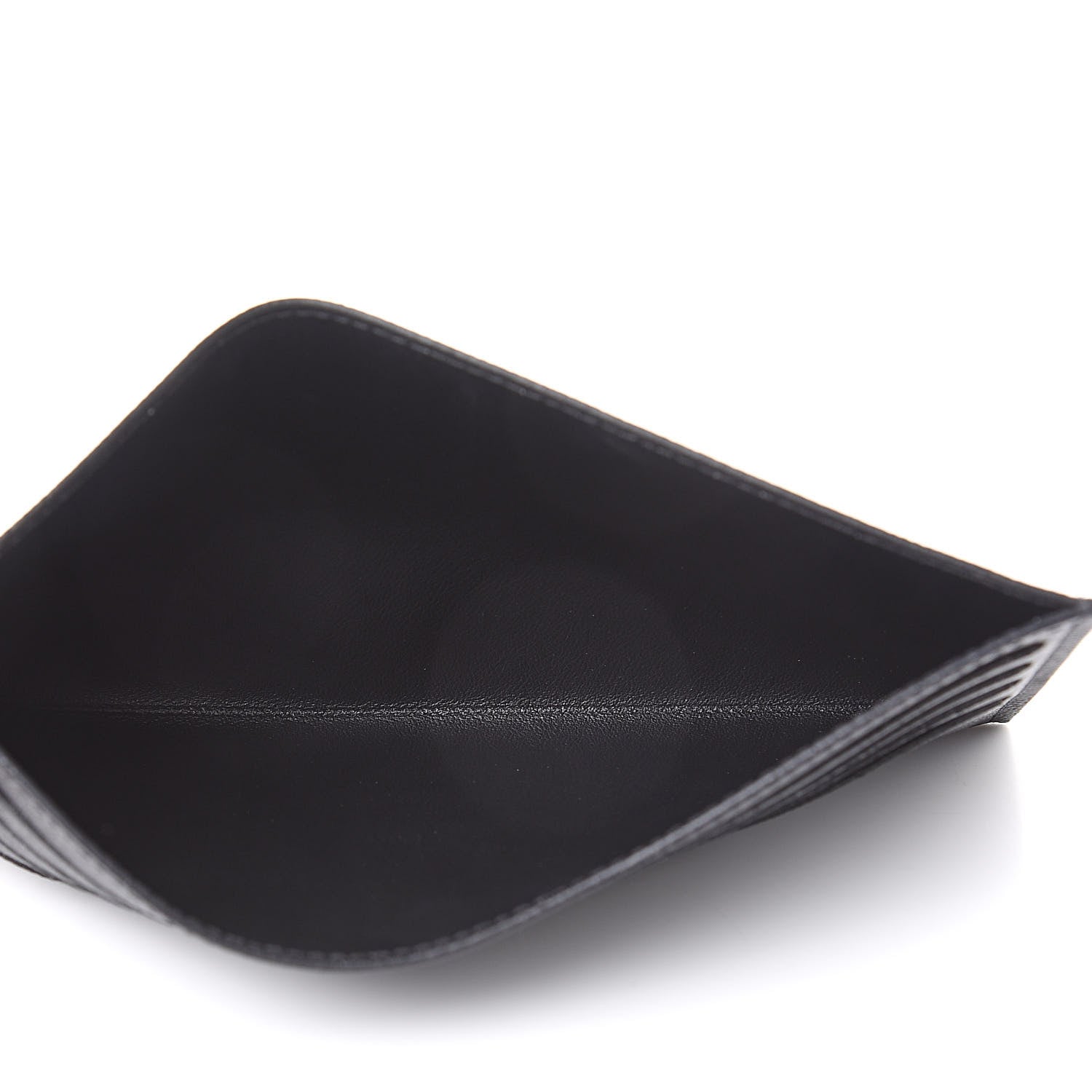Louis Vuitton Calfskin Felicie Chain Wallet Card Holder Insert Black 5 of 7