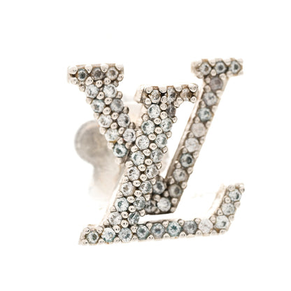 Louis Vuitton Crystal LV Iconic Earrings Silver 6 of 8