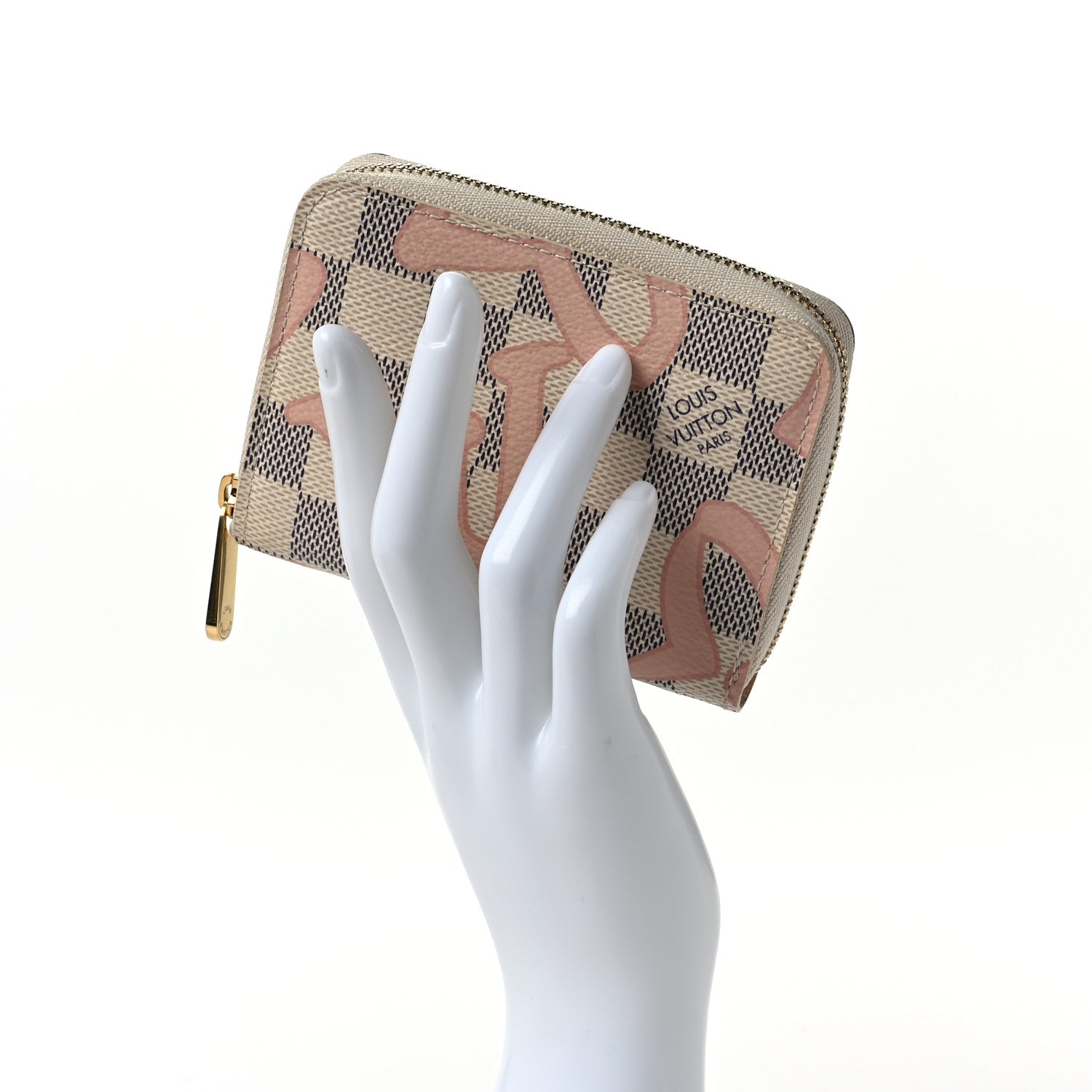 Louis Vuitton Damier Azur Tahitienne Zippy Coin Purse 2 of 9