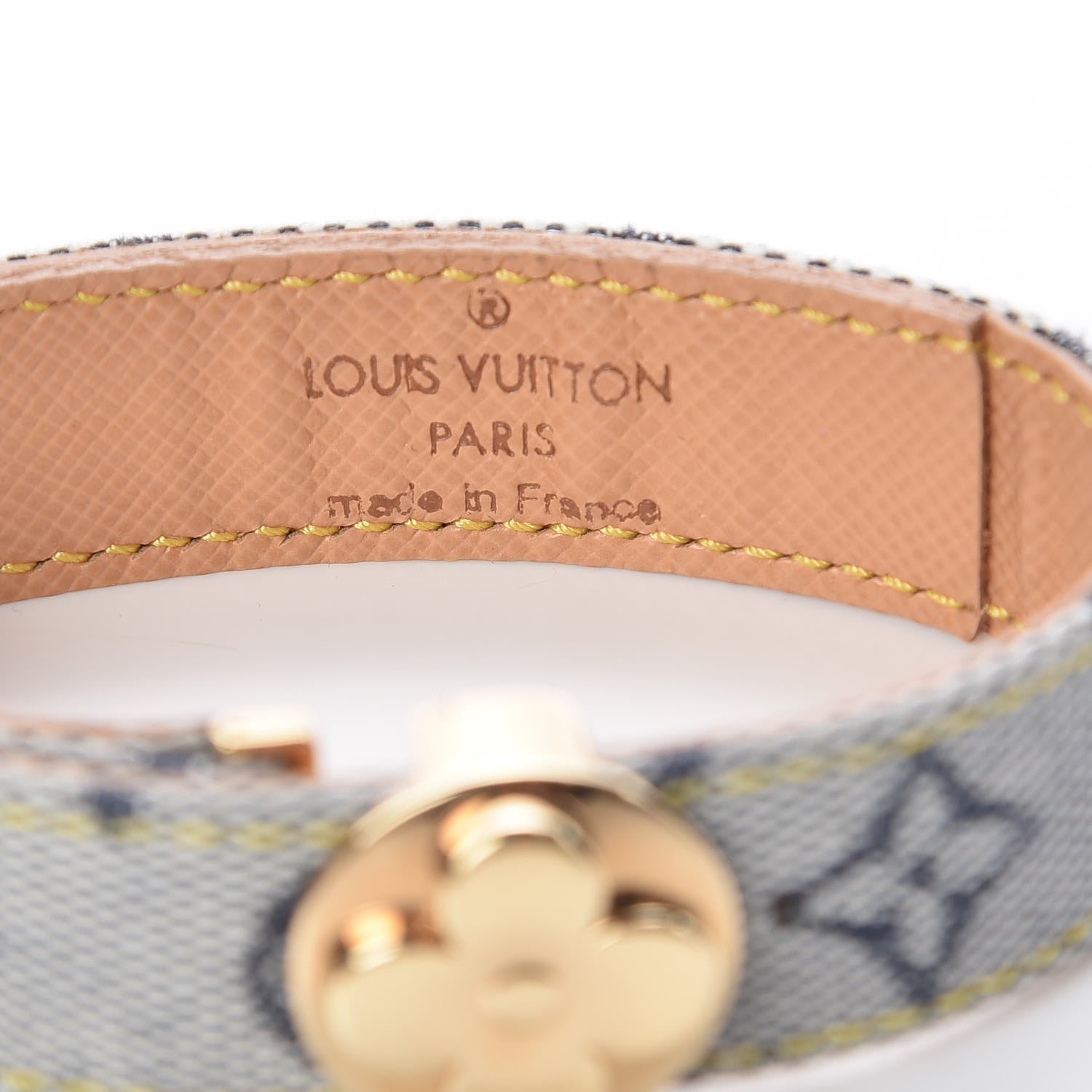 Louis Vuitton Mini Monogram Wish Bracelet Blue 4 of 6