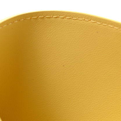 Louis Vuitton Calfskin Felicie Card Holder Insert Yellow 7 of 9