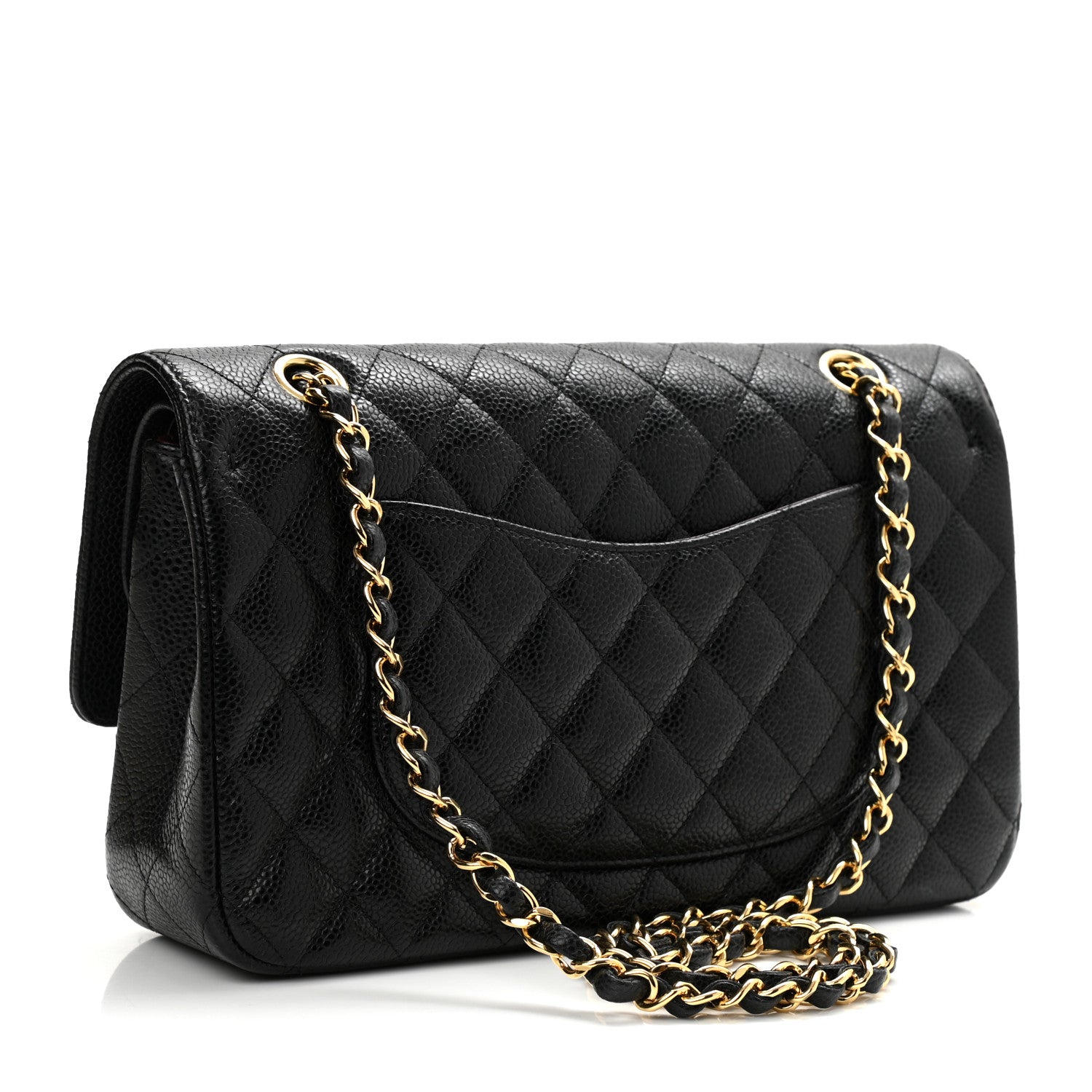 Chanel Caviar Quilted Medium Double Flap Black 3 of 11
