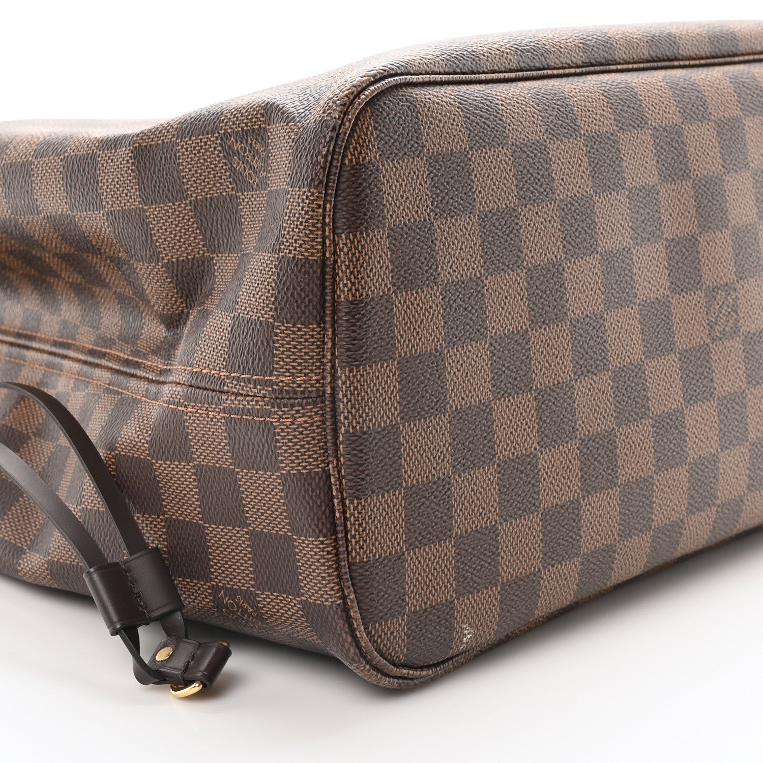 Louis Vuitton Damier Ebene Neo Neverfull MM Rose Ballerine 10 of 12