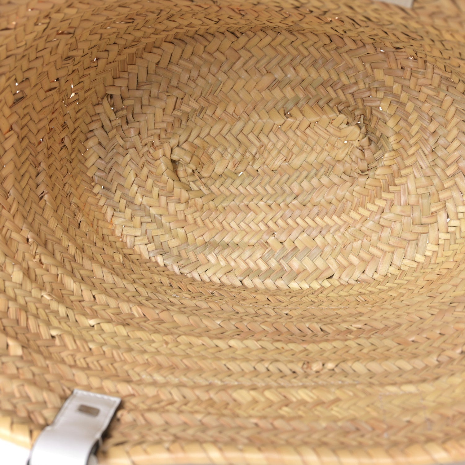 Loewe Raffia Basket Tote Bag Natural White 5 of 8