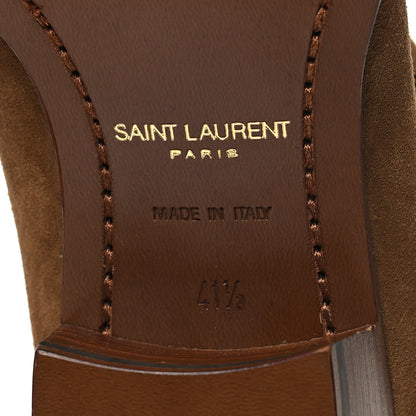 Saint Laurent Suede Calfskin Mens Wyatt Chelsea Boots 41.5 Land 7 of 8