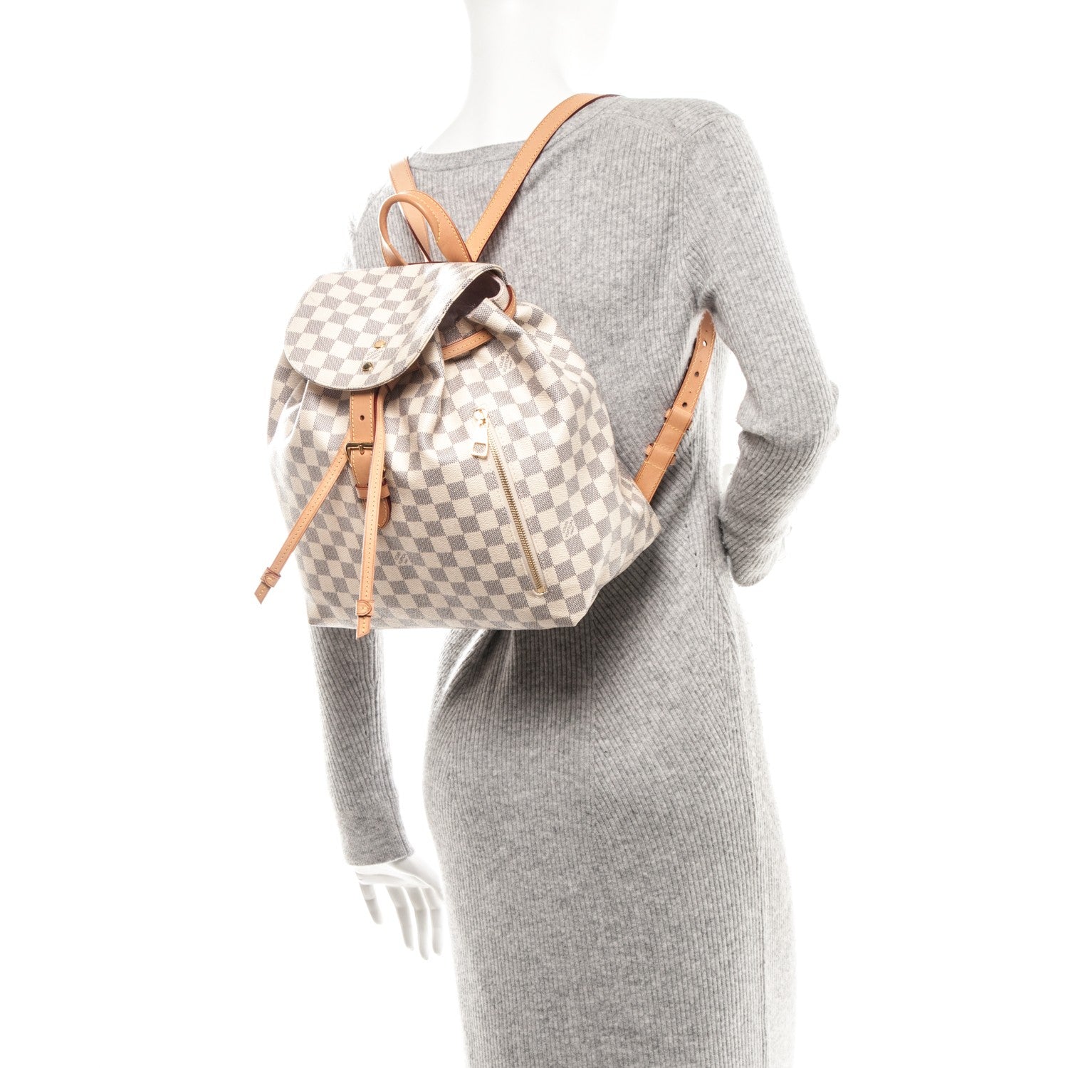 Louis Vuitton Damier Azur Sperone Backpack 2 of 6