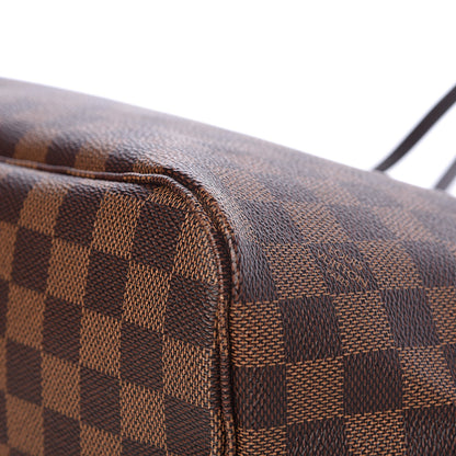 Louis Vuitton Damier Ebene Neo Neverfull MM Rose Ballerine 16 of 17
