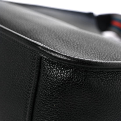 Prada Vitello Daino Hobo Messenger Bag Black 11 of 12