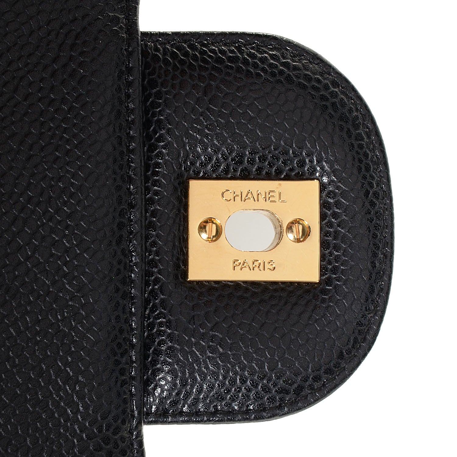 Chanel Caviar Jumbo Single Flap Black 9 of 10