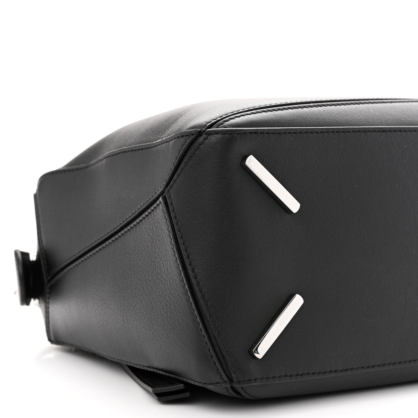 Calfskin Medium Puzzle Bag Black