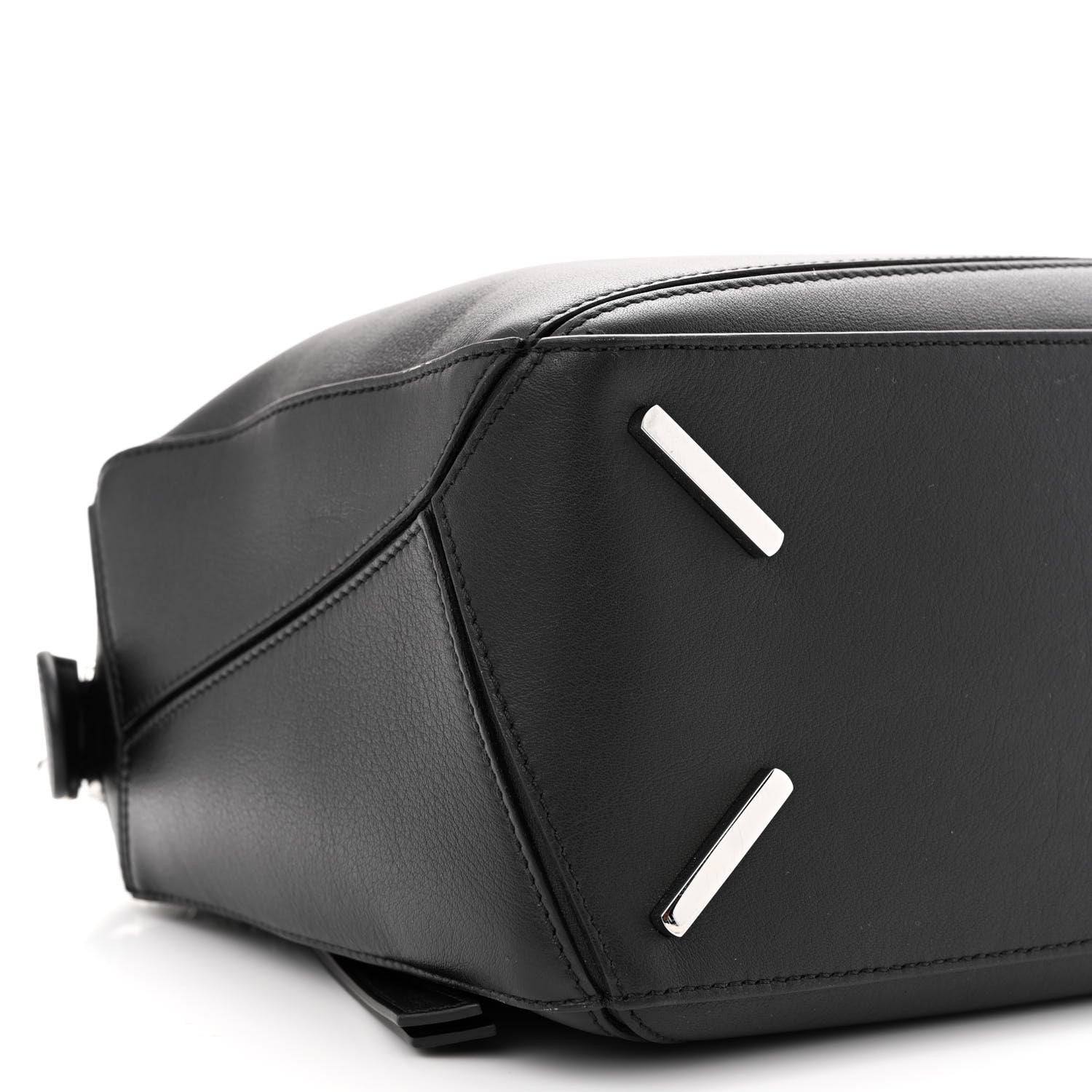 Loewe Calfskin Medium Puzzle Bag Black 8 of 9