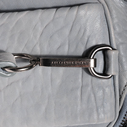 Alexander Wang Pebbled Leather Rockie Mercury with Black Nickel Hardware 6 of 7