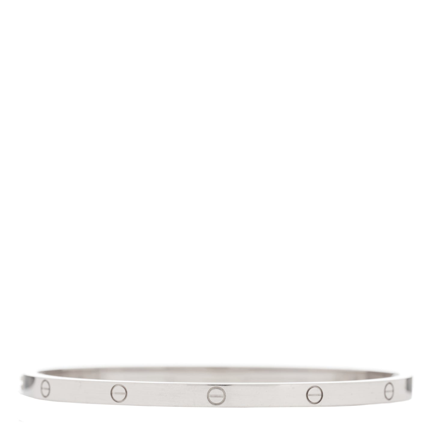 18K White Gold Small LOVE Bracelet 18