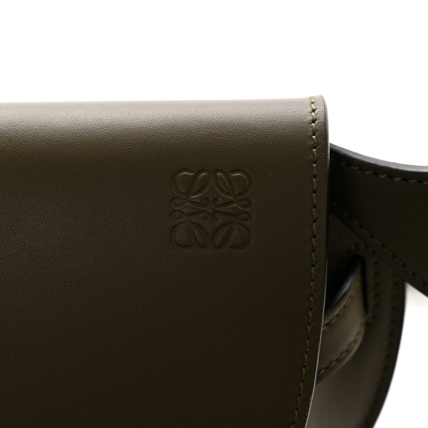 Calfskin Jacquard Mini Gate Dual Bag Autumn Green