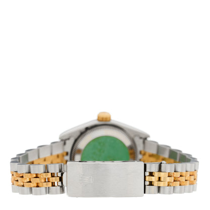 Rolex Stainless Steel 18K Yellow Gold Diamond 26mm Oyster Perpetual Datejust Watch Champagne 69173 3 of 4