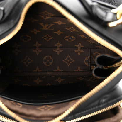 Louis Vuitton Calfskin Monogram Embossed Utility Crossbody Black 4 of 8