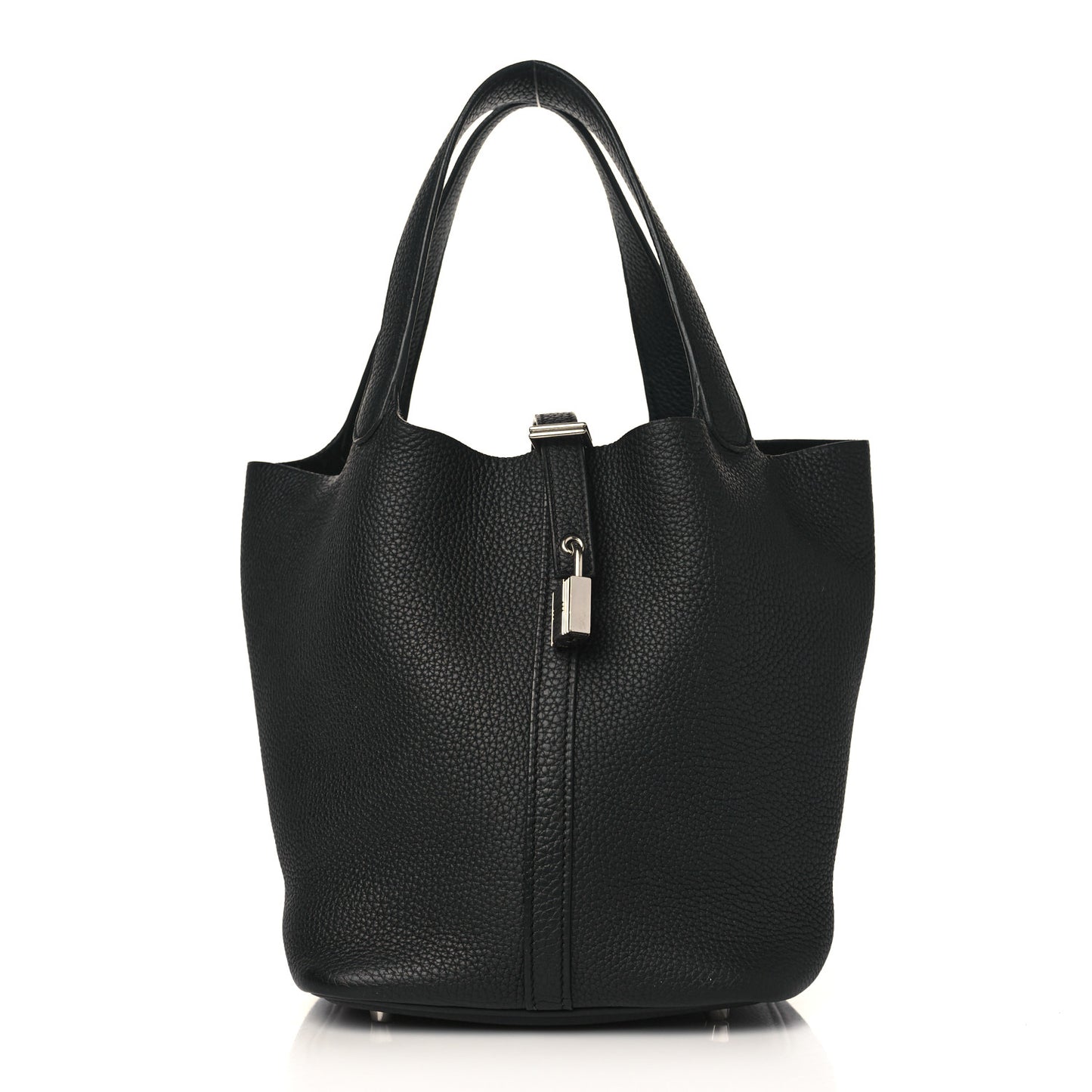 Taurillon Clemence Picotin Lock 22 MM Black