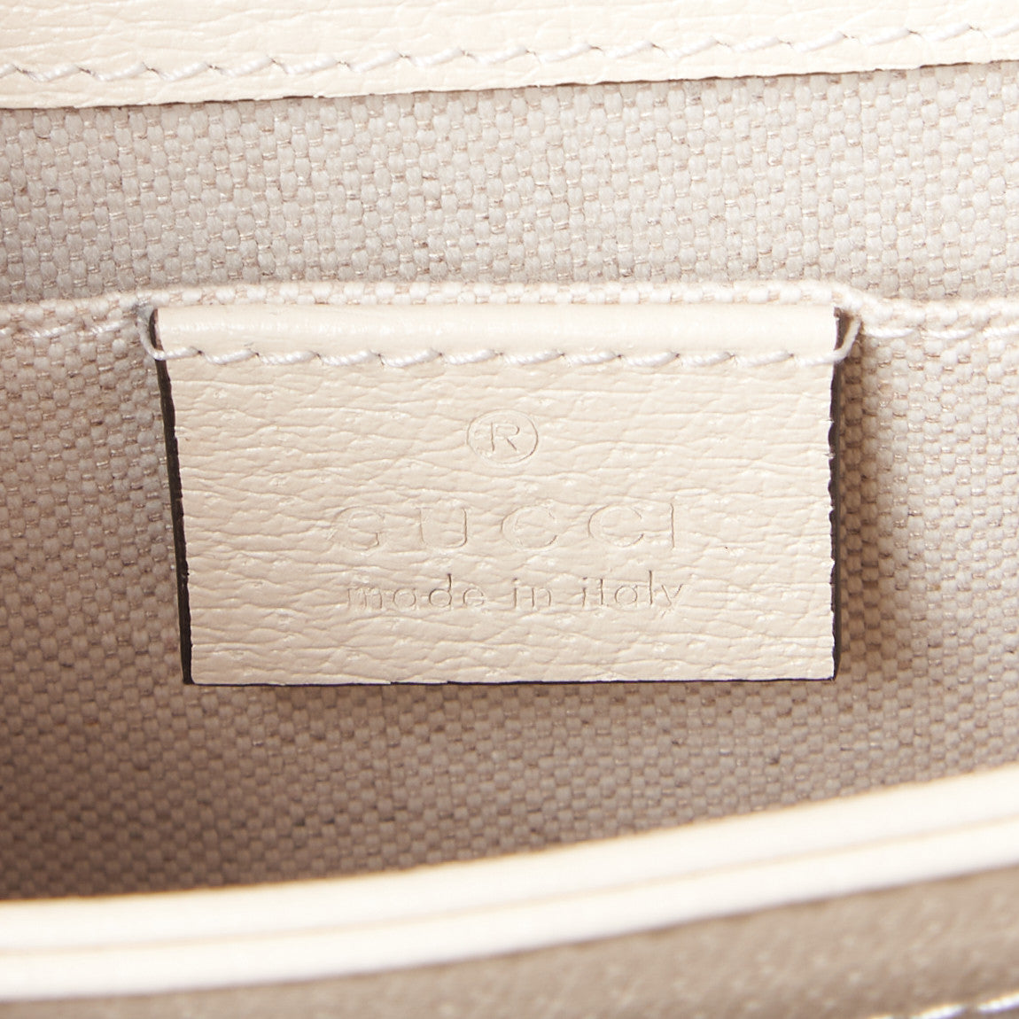 Gucci Textured Calfskin Crystal Bamboo Web Mini Dionysus Top Handle Bag Mystic White 8 of 10