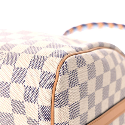 Louis Vuitton Damier Azur Braided Speedy Bandouliere 30 Blue 9 of 17