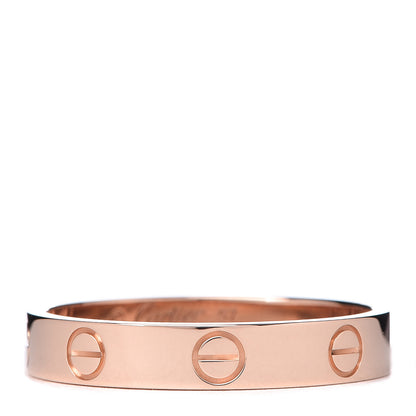 Cartier 18K Pink Gold 3.5mm LOVE Wedding Band Ring 57 8 1 of 5