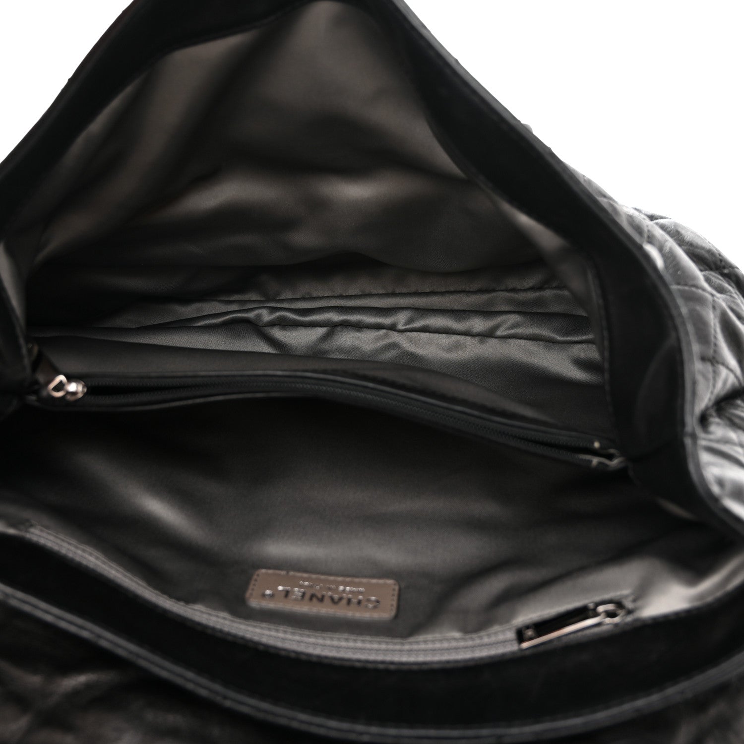 Chanel Lambskin Quilted Sharpei Flap Black 5 of 12