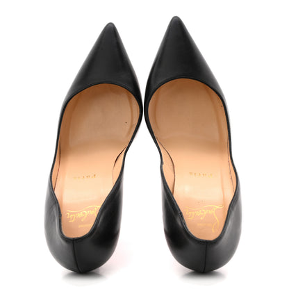 Christian Louboutin Shiny Nappa Apostrophy 100 Pumps 37.5 Black 2 of 13