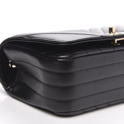 Chanel Calfskin Chevron Quilted Mini Statement Flap Black 9 of 11
