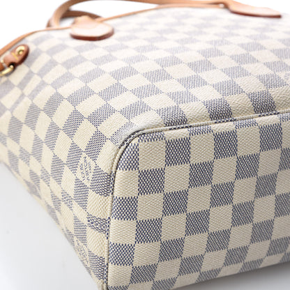 Louis Vuitton Damier Azur Neverfull PM 17 of 21