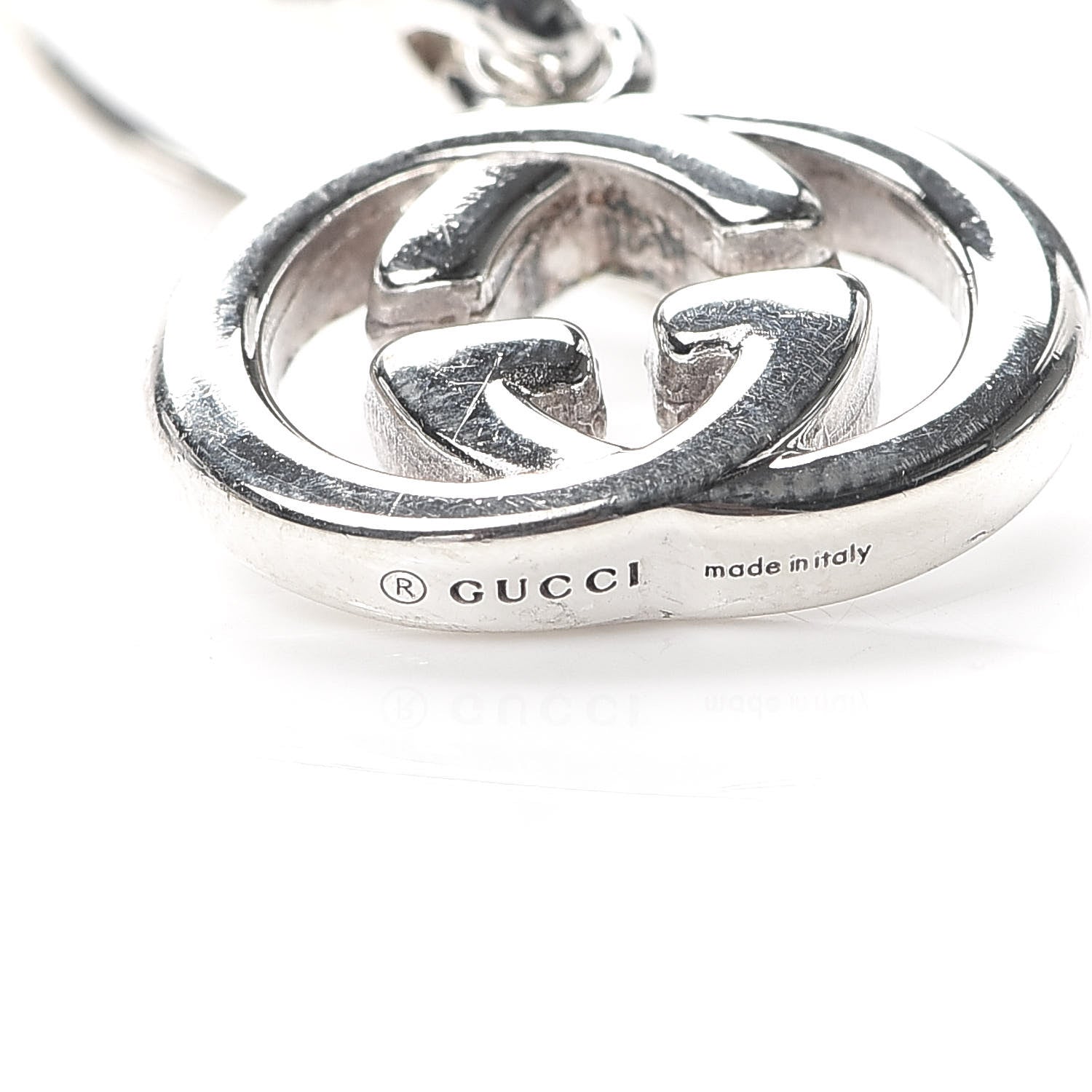 Gucci Sterling Silver Britt Drop Earrings 4 of 5