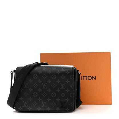 Louis Vuitton Monogram Eclipse District PM Black 10 of 10