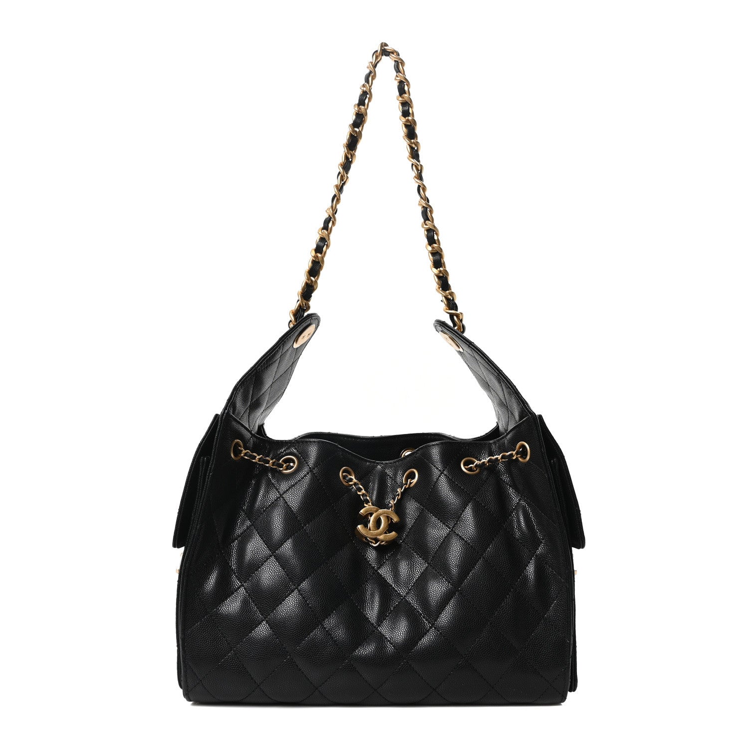 Chanel Caviar Quilted Small Chanel 25 Handbag Black 1 of 11