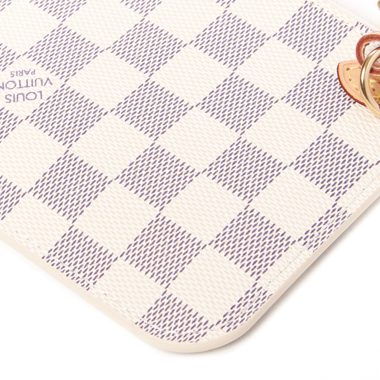Louis Vuitton Damier Azur Neverfull PM Pochette 5 of 8