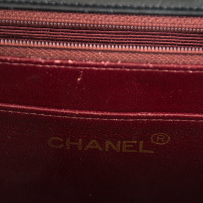 Chanel Lambskin Quilted XL Jumbo Single Flap Black 7 of 9