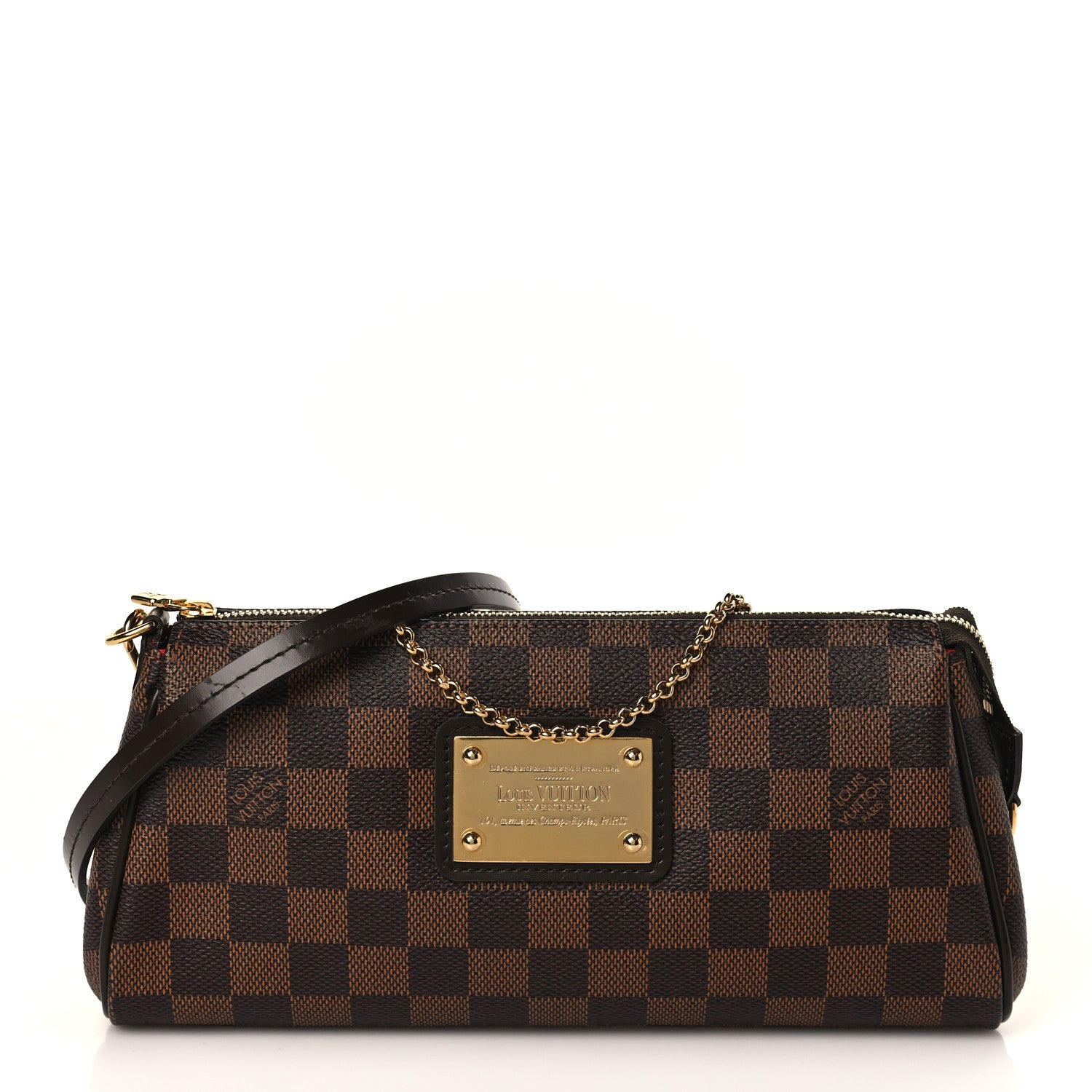 Louis Vuitton Damier Ebene Eva Clutch 1 of 8